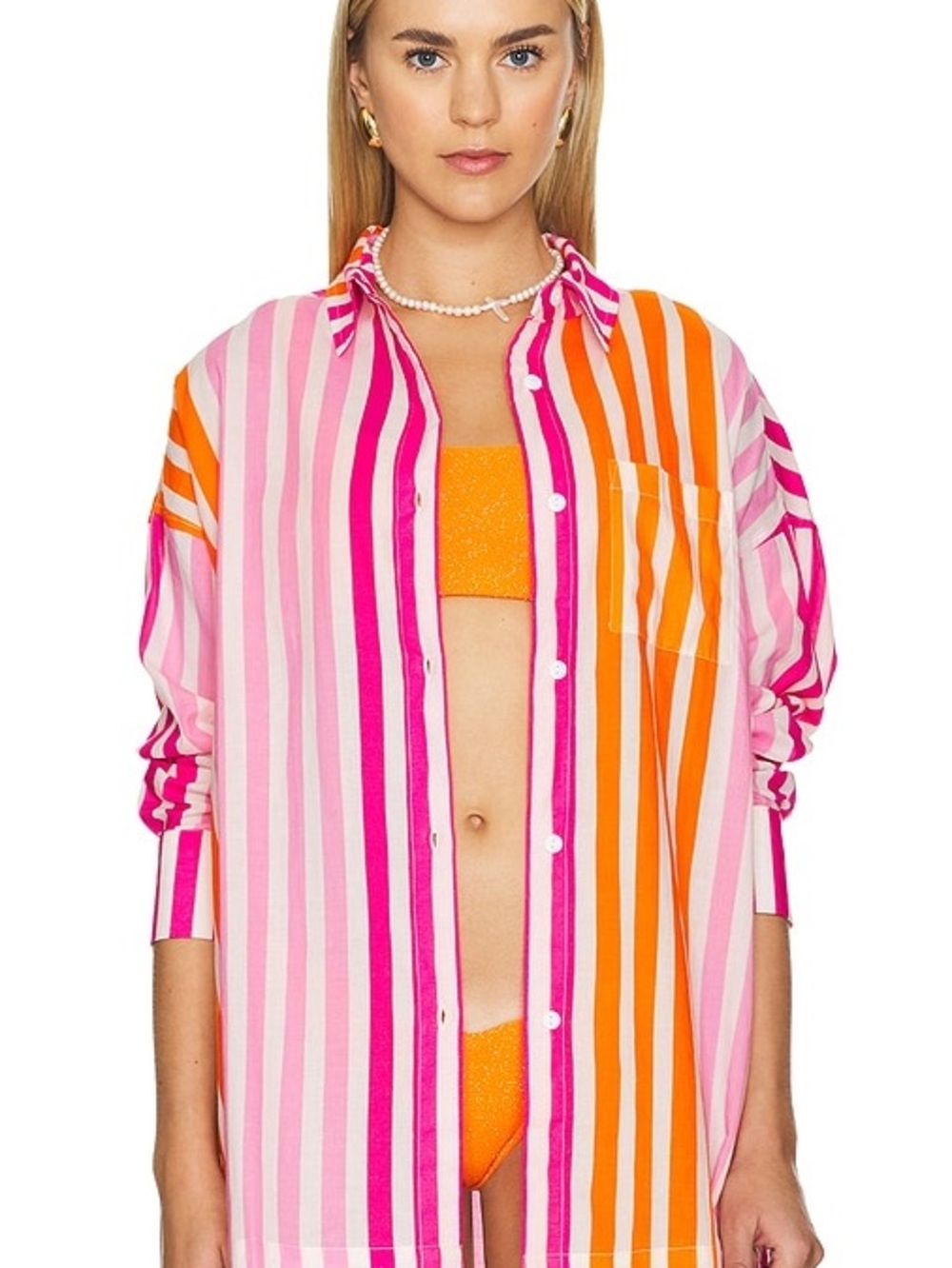 BEACH RIOT [$198] Alexa Top in Sunset Stripe Size L/XL